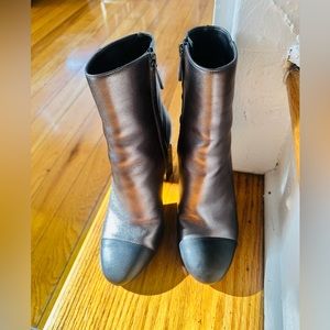 Michel Kors Black and sliver over the ankle booths (6)